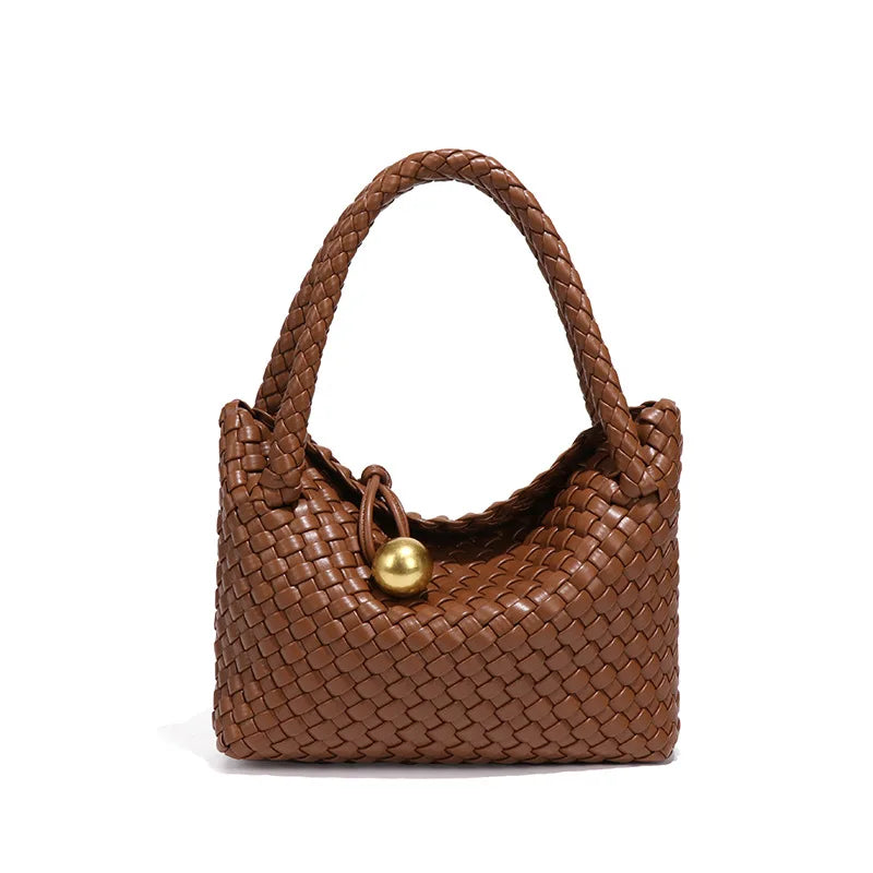 ASTRID™ | Elegancka Torba Skórzana z Złotymi Akcentami od Mazur & Mazur©