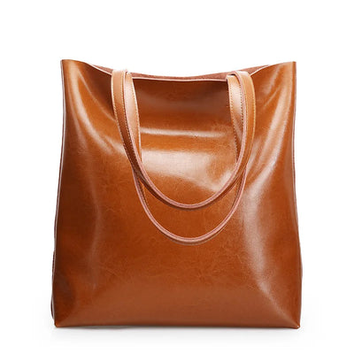 Mazur & Mazur© – Klasyczna torba tote o skórzanym wyglądzie Diana™