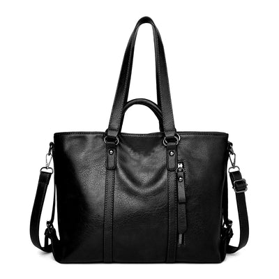 Signe™ | Elegancka Duża Torba Skórzana na Ramię od Mazur & Mazur©