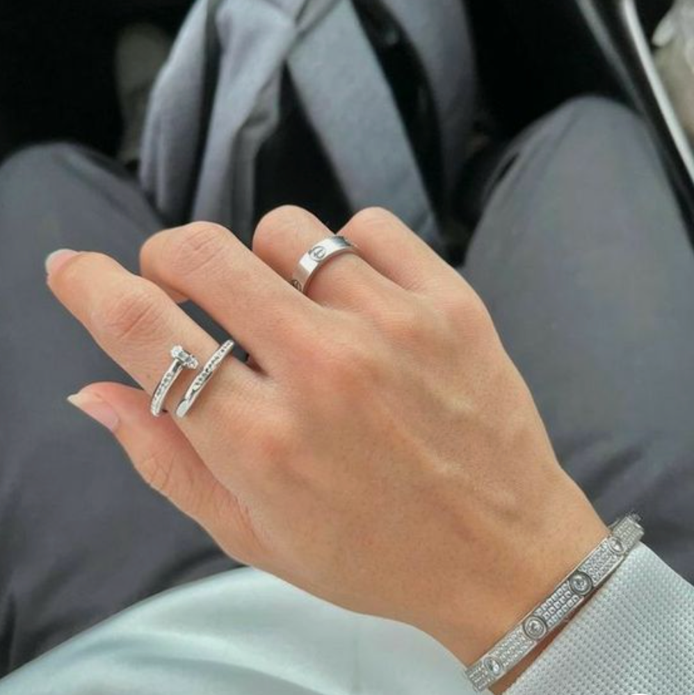 Pierscionek NAGELRING DELUXE | SREBRO