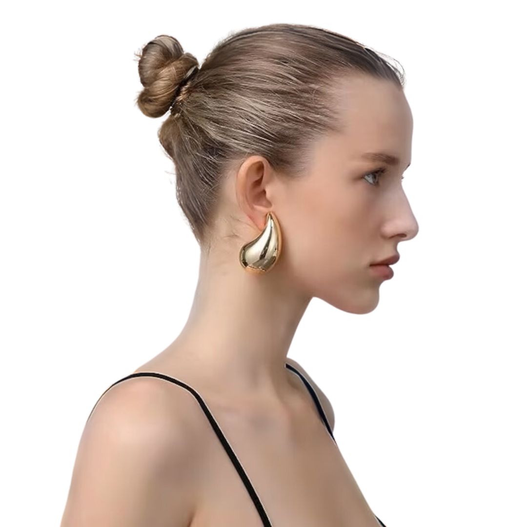 Kolczyki Teardrop Sandra | Złoto 18k
