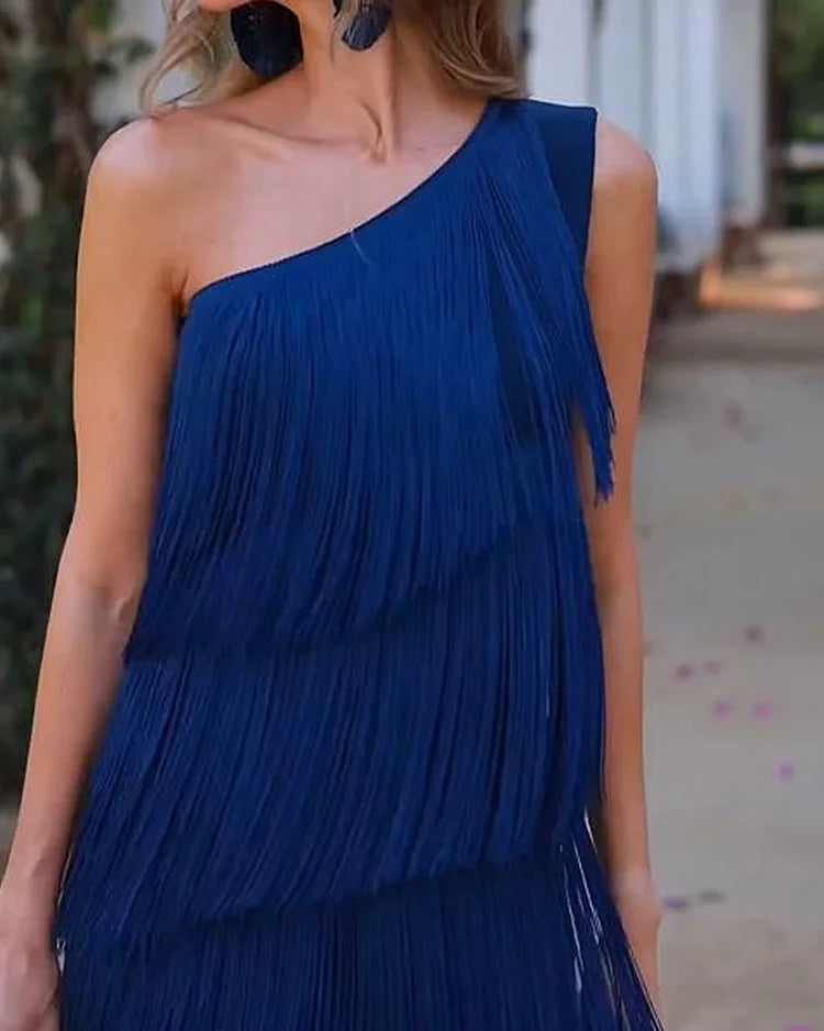 Sukienka Rosea Effortless Elegance z odkrytymi ramionami