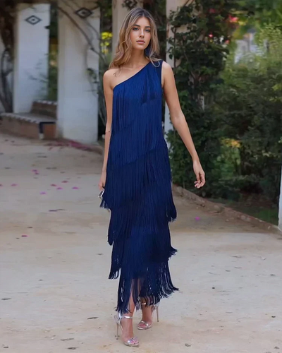 Sukienka Rosea Effortless Elegance z odkrytymi ramionami