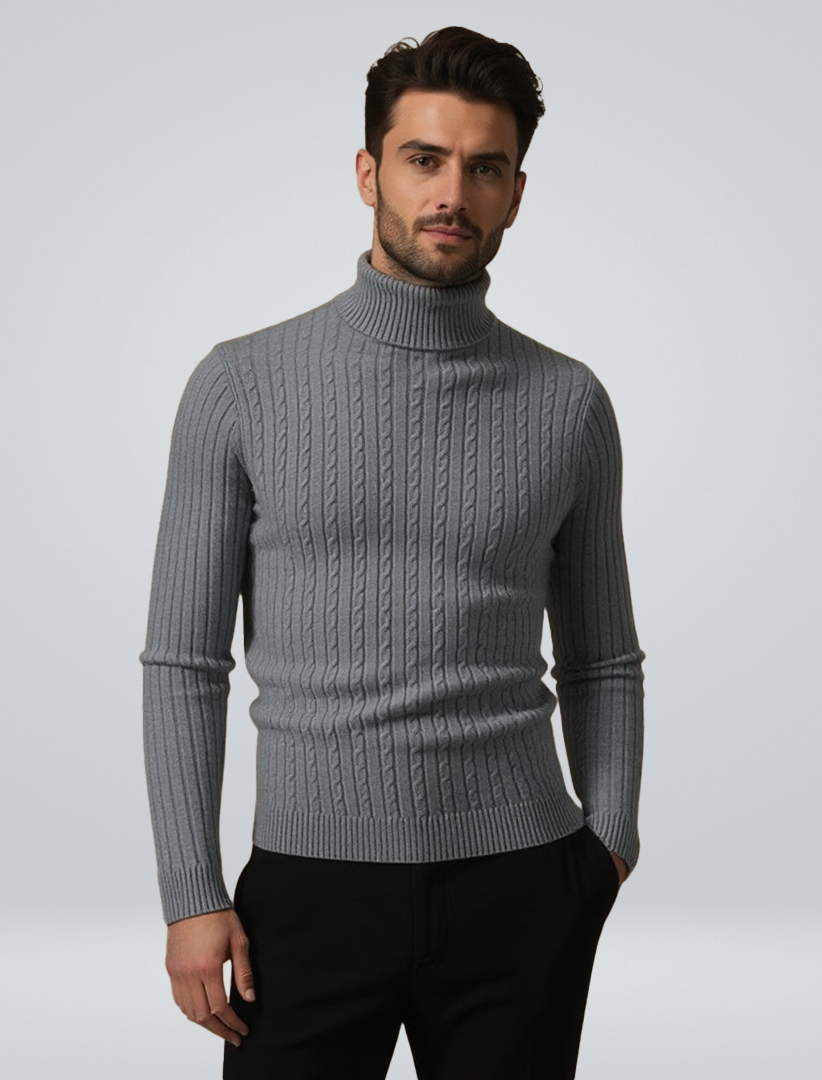 Christian | Elegancki sweter z okrągłym dekoltem