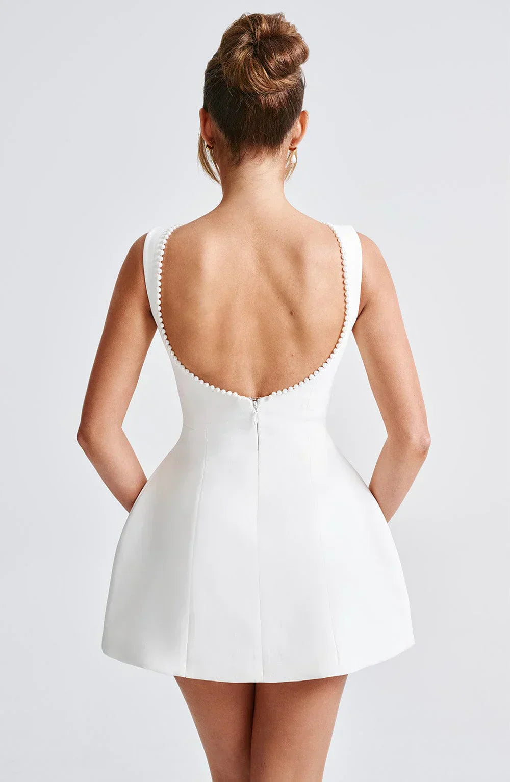 Mini sukienka Rosea Pearl Bow