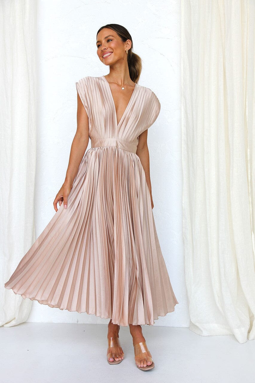 Rosea Elegancka Sukienka Midi