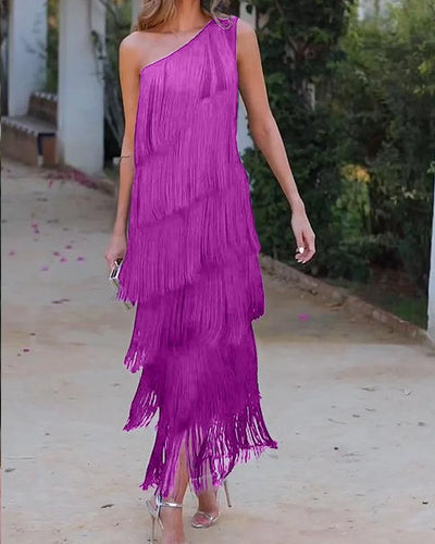 Sukienka Rosea Effortless Elegance z odkrytymi ramionami