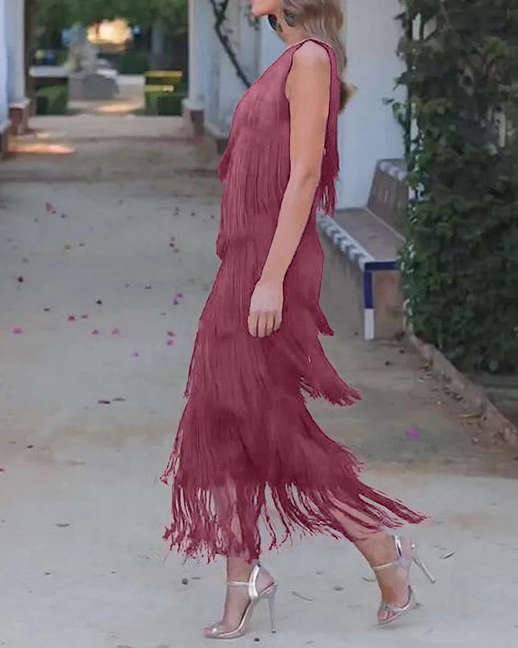 Sukienka Rosea Effortless Elegance z odkrytymi ramionami
