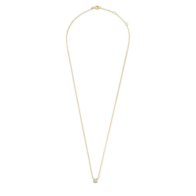 Naszyjnik Cléa z Moissanitem Stein | Złoto 18k