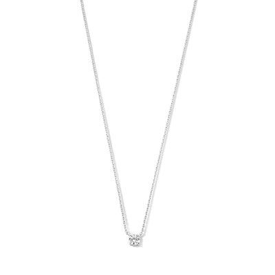 Naszyjnik Cléa z Moissanitem Stein | Złoto 18k
