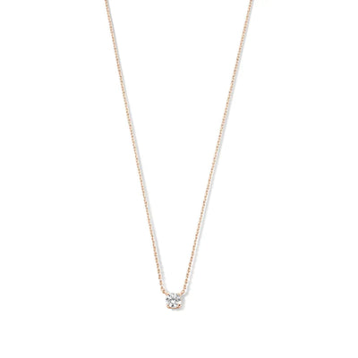Naszyjnik Cléa z Moissanitem Stein | Złoto 18k