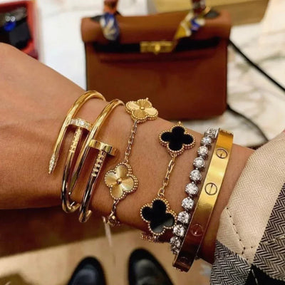 BRANSOLETKA NAGELARMBAND DELUXE | ZŁOTO
