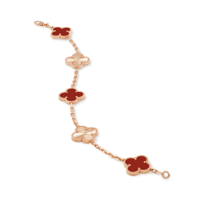 KLEE-ARMBAND DELUXE | CZERWONY & RÓŻOWE ZŁOTO
