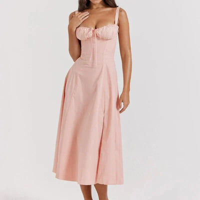 Kolorowa sukienka Rosea