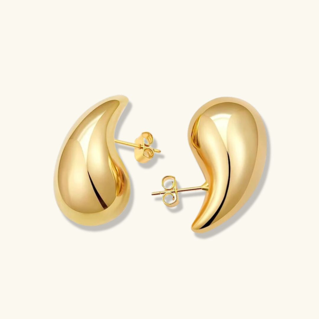 Kolczyki Teardrop Sandra | Złoto 18k
