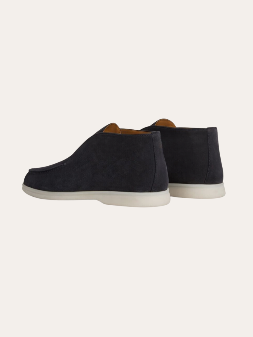 Loafers Suedes City – Granatowy