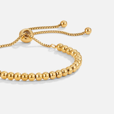 Nila Elegancka złota bransoletka z perłami | Złoto 18k