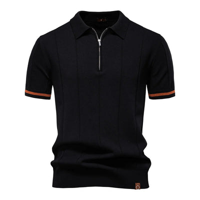 Polówka Monza Zip-Knit