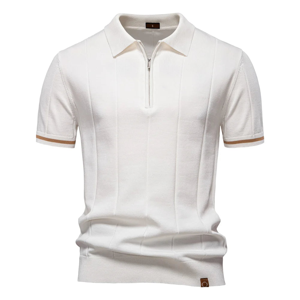 Polówka Monza Zip-Knit