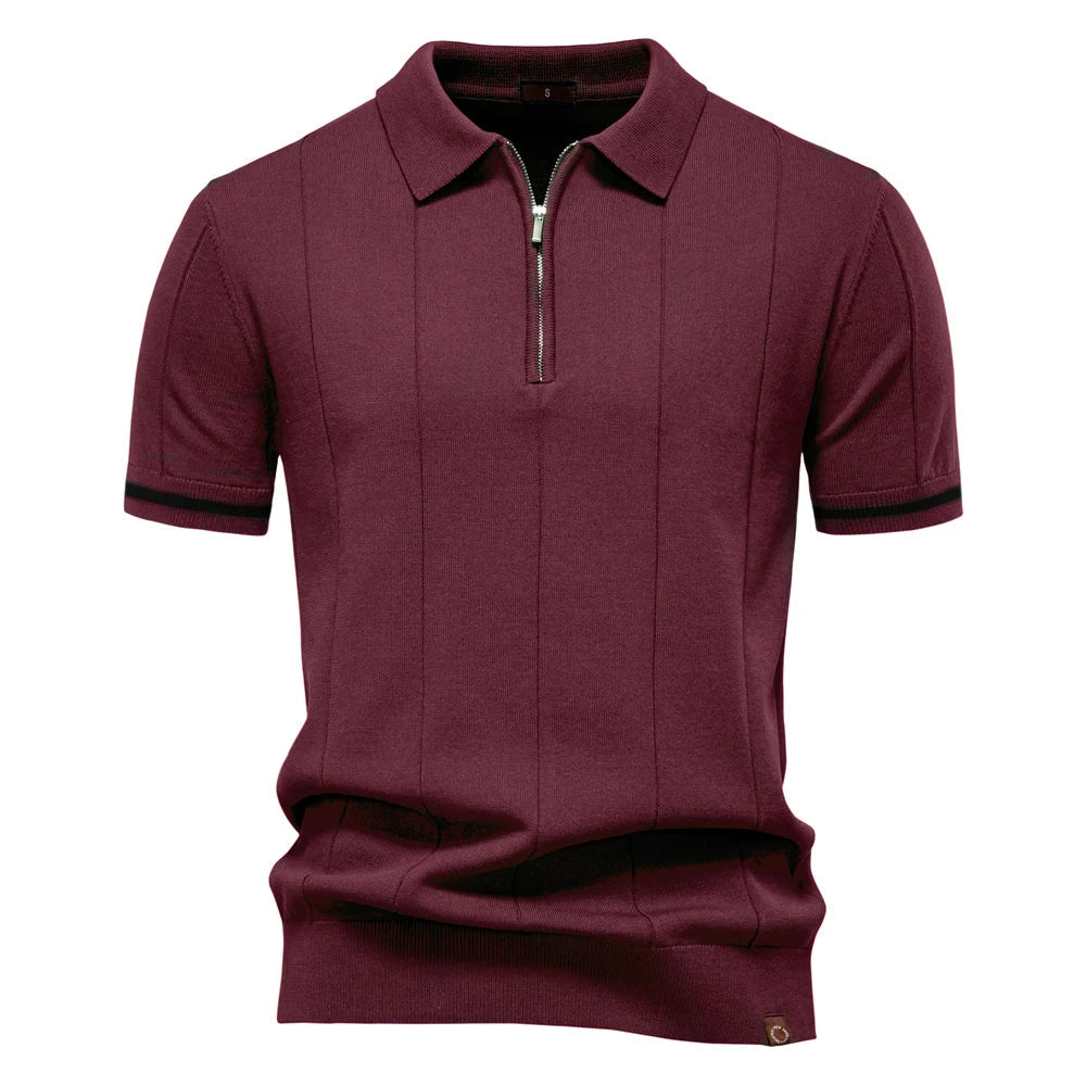 Polówka Monza Zip-Knit