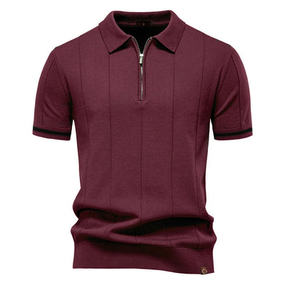 Polówka Monza Zip-Knit