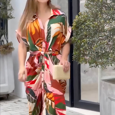 Dayna™ | Sukienka z nadrukiem artystycznym