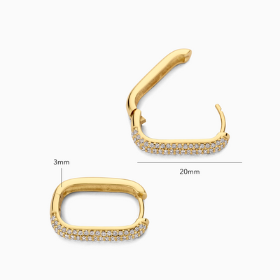 Ikona Opon Pavé | Złoto 18k
