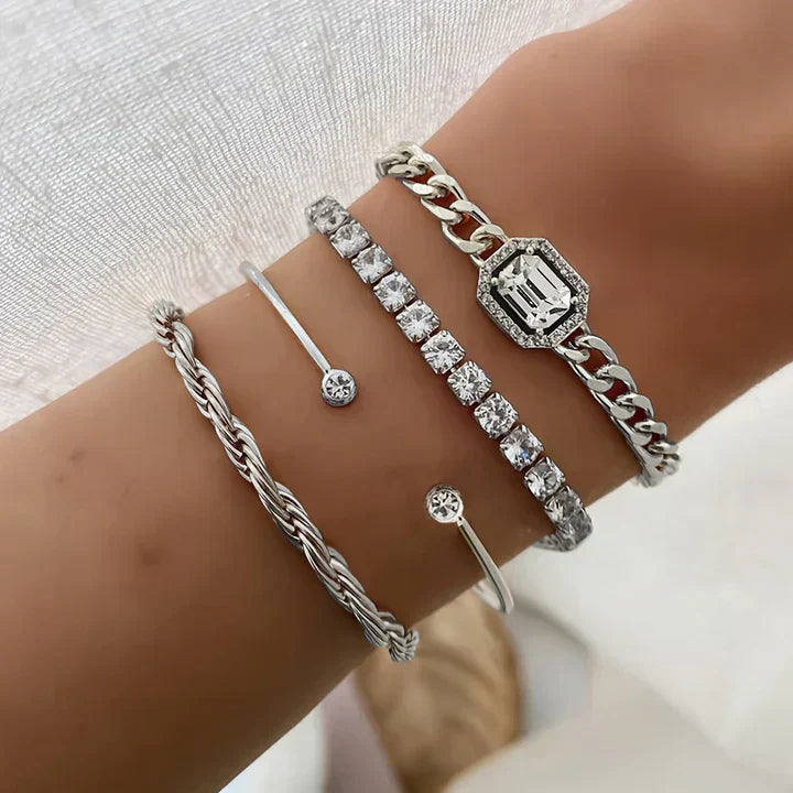 Zestaw Bransoletek Domitia Calvina | Złoto 18k